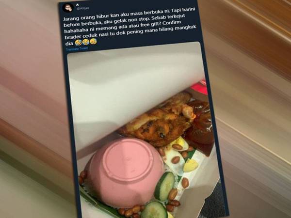 Ciapan Afiq pada Twitternya