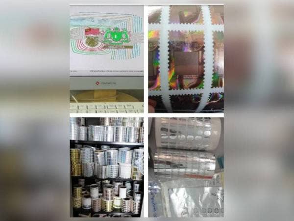 Antara barangan yang dirampas.