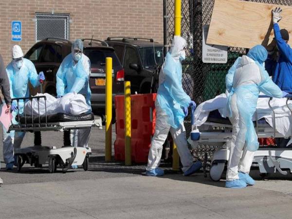 Amerika Syarikat (AS) kekal sebagai negara dengan angka korban tertinggi dan satu-satunya negara yang melebihi 76,000 kematian.