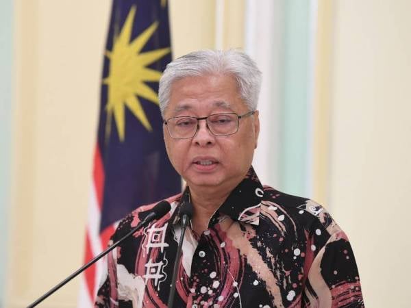 Ismail Sabri Yaakob pada sidang media harian Perintah Kawalan Pergerakan (PKP) di Perdana Putra, Putrajaya, hari ini.  -Foto Bernama