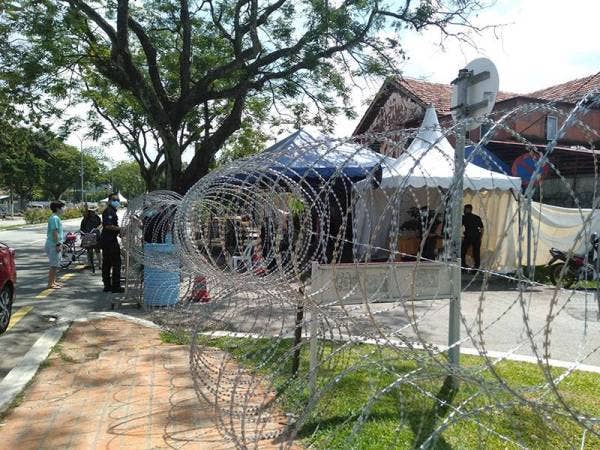 Kawasan di sekitar Pasar Jalan Othman dikenakan penguatkuasaan PKPD.