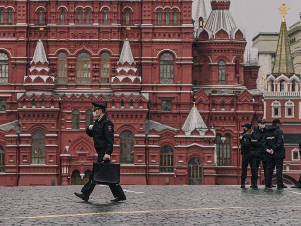 Rusia merekodkan 10,899 kes baharu Covid-19 dalam tempoh 24 jam lalu (11,656 kes semalam), jumlah keseluruhan terkini sebanyak 232,243. Foto: Xinhua