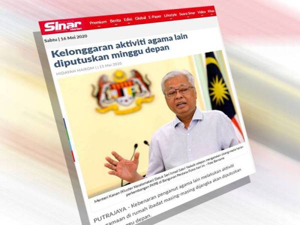 Laporan Sinar Harian semalam.