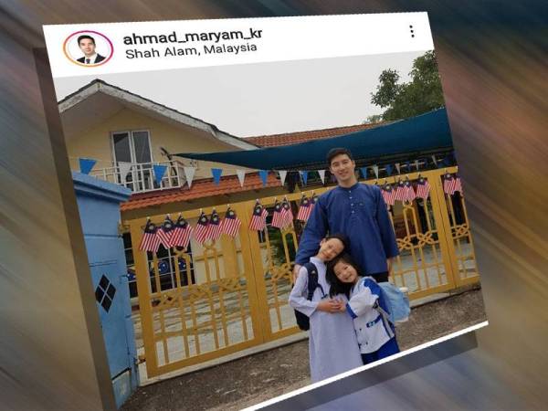 Ahmad bersama anak-anaknya. -Foto: Instagram Ahmad