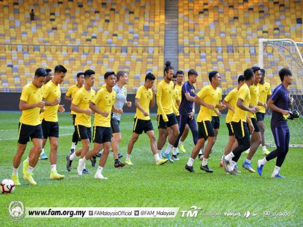 Tiada perlawanan persahabatan buat skuad Harimau Malaya menjelang kempen kelayakan Piala Dunia 2022/Piala Asia 2023 pada Oktober depan susulan penularan wabak koronavirus (Covid-19) di seluruh dunia. - Foto Football Association of Malaysia (Official)