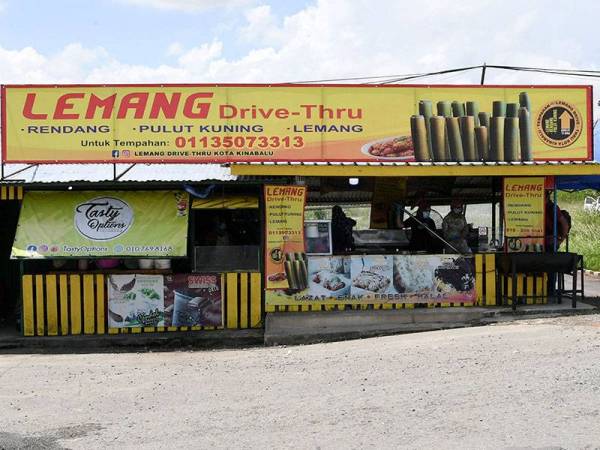 Jual lemang u0027drive-thruu0027