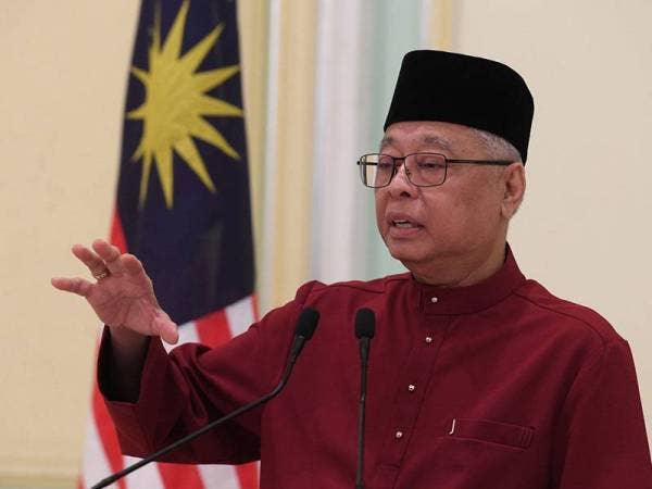 Menteri Kanan (Kluster Keselamatan) Datuk Seri Ismail Sabri Yaakob pada sidang media harian perkembangan Perintah Kawalan Pergerakan Bersyarat (PKPB) di Bangunan Perdana Putra hari ini. - Foto Bernama