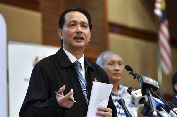 Dr Noor Hisham pada sidang media harian berkaitan jangkitan Covid-19 di Kementerian Kesihatan hari ini. -Foto Bernama