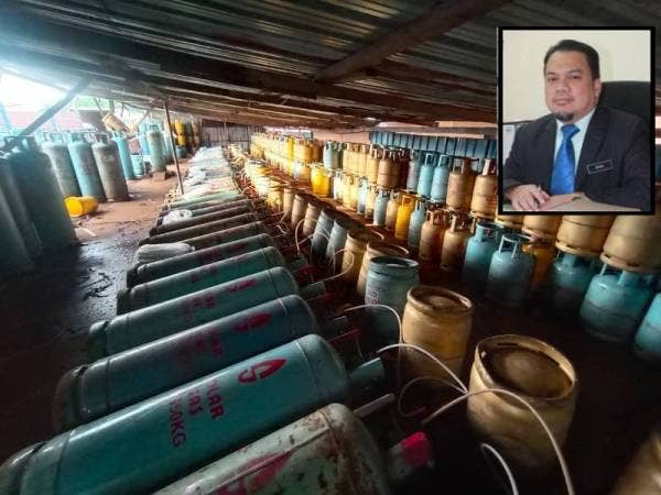 Sindiket penyelewengan gas petroleum cecair (LPG) sentiasa menggunakan pelbagai kaedah untuk mendapatkan keuntungan mudah. Gambar kecil:Muhamad Zikril Azan.