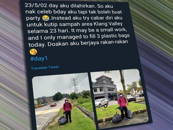 Paparan Twitter Hazmi menarik perhatian ramai.