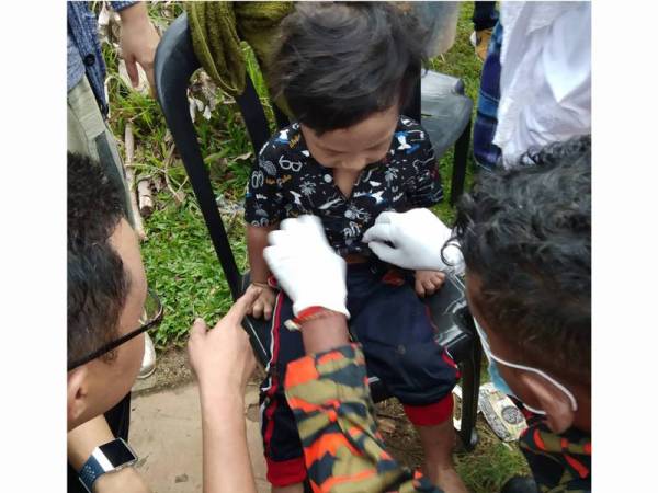 Antara mangsa yang terlibat dalam kejadian.