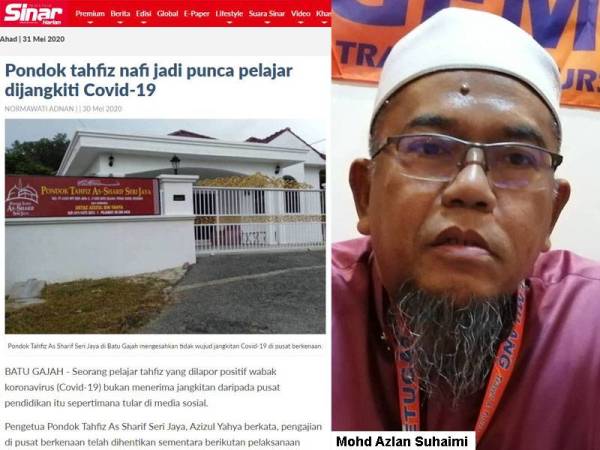 Laporan Sinar Harian semalam.