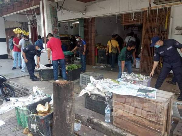 Lokasi di Pusat Bandar Utara yang dijadikan tempat menjaja oleh warga Myanmar yang tinggal di pusat komersil itu. 