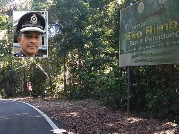 Bukit Pelindung antara lokasi tumpuan awam menjalankan aktiviti joging dan rentas hutan. Gambar kecil: Mohamad Noor Yusof Ali