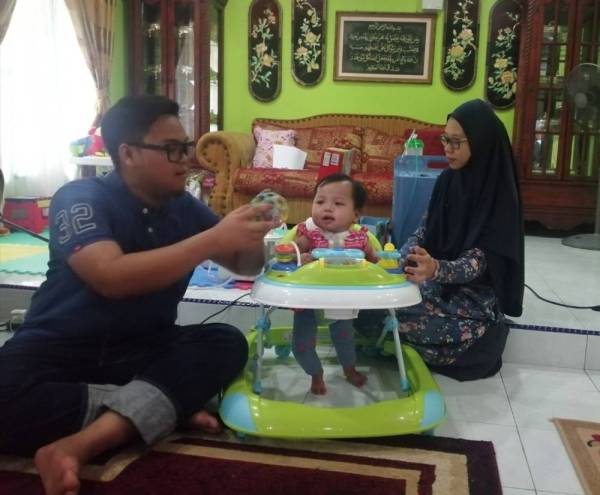 Ahmad Saifiuddin tidak sabar mahu melihat
Ainul Mardhiah berjalan 