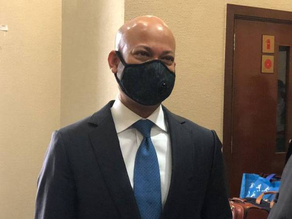Arul Kanda hadir di Mahkamah Tinggi Kuala Lumpur bagi perbicaraan kes pindaan audit laporan 1MDB hari ini.