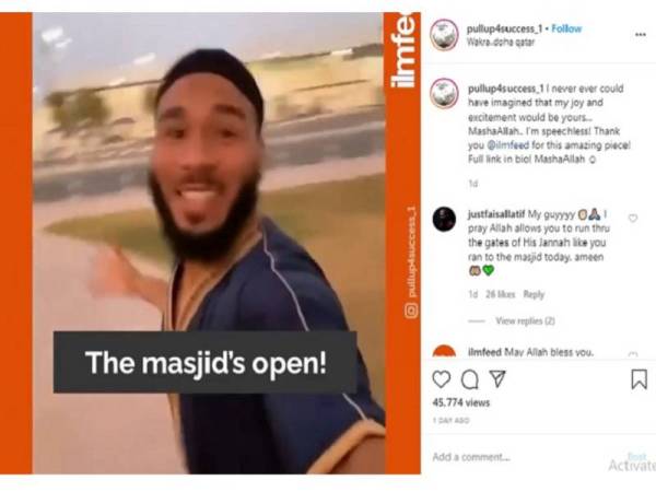 Paparan Instagram Musa tular di laman sosial.