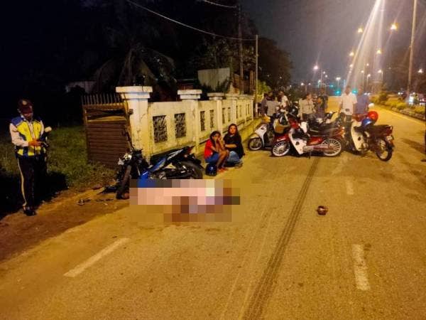 Mangsa maut di tempat kejadian kerana parah di kepala.