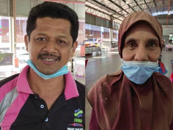 Gambar dari kiri: Rosli Abdullah, Mek Wok