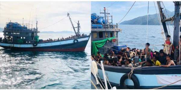 Warga Rohingya cuba menceroboh perairan Langkawi ditahan pihak berkuasa.