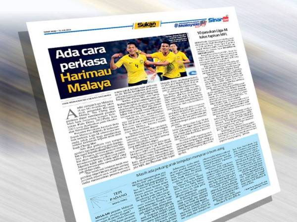 Laporan Sinar Harian 21 Jun lalu.