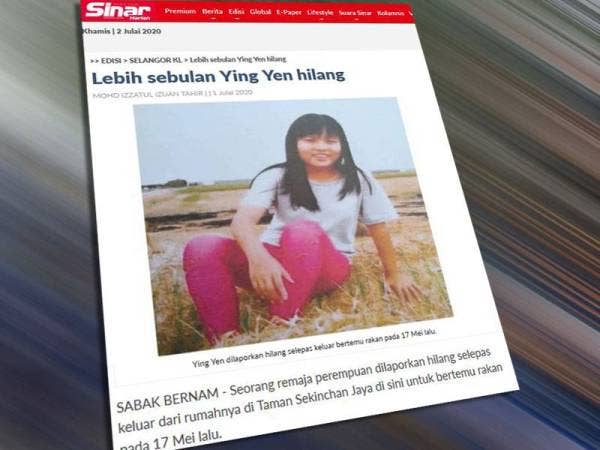 Laporan Sinar Harian semalam.