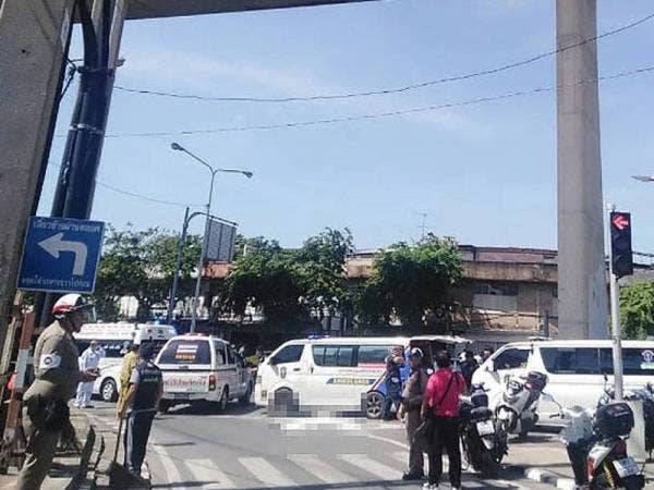 Mayat mangsa dijumpai di bawah jambatan tersebut.