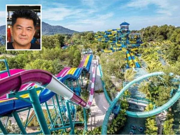 Taman Tema Escape menyediakan aktiviti riadah keluarga yang sihat. Gambar kecil: Sim Choo Kheng