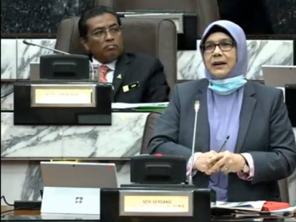 Mariah menjawab pertanyaan yang dilontarkan sewaktu Sidang DUN Selangor, hari ini.