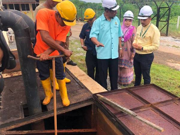 Lawatan Mohd Huzaimy ke loji berkenaan dan mendapati kerja baik pulih mencecah 75 peratus dan dijangka siap sepenuhnya dua hari lagi.