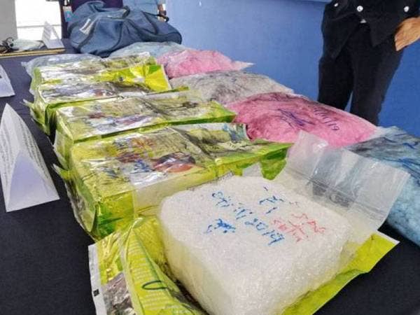 Kejayaan rampasan dadah jenis syabu seberat 5.2 kilogram serta pil ekstasi oleh polis Selangor.