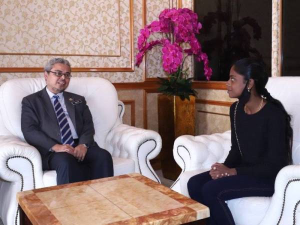 Pavithra menjadi ikon Bandaraya Ipoh yang pertama disenaraikan oleh MBI. - Foto MBI