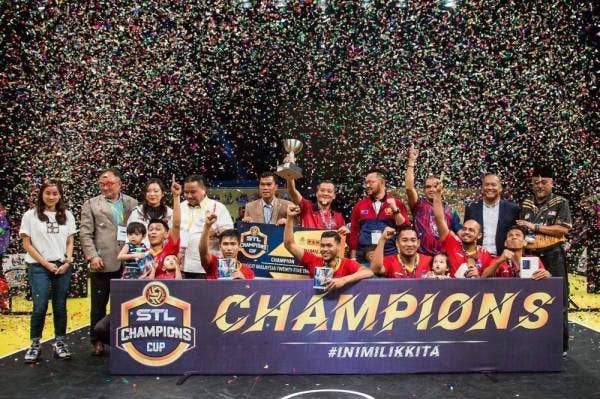 Johor Tigris muncul juara STL Champions Cup 2019 selepas menjinakkan Penang Black Panthers di Iskandar Studio Malaysia, Johor, tahun lalu.