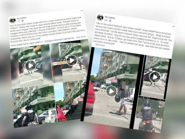 Paparan Facebook Ivy Lyenn tular di laman sosial.