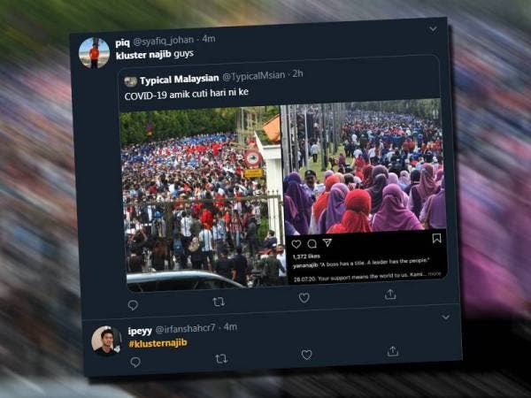 Netizen bimbang wujud 'kluster Najib' tular di laman sosial
