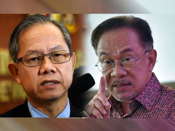 Gambar dari kiri: Dr Lee Boon Chye - Foto Bernama, Anwar Ibrahim