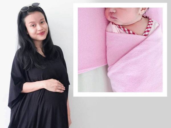 Erynne Erynna selamat melahirkan bayi sulungnya pagi semalam. - Foto Instagram erynneerynna