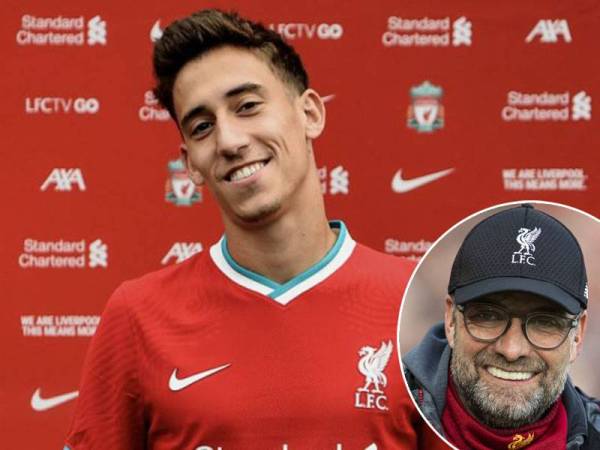 Kostas Tsimikas.- Gambar kecil:Jurgen Klopp 