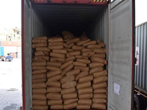 Kontena yang membawa makanan ikan dari Taiwan ditahan di Pelabuhan Pangkalan Kontena Butterworth Utara (NBCT) di sini pada 16 Julai lalu.