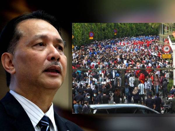 Dr Noor Hisham mengesahkan tiada kes positif Covid-19 libatkan perhimpunan di luar Mahkamah Tinggi Kuala Lumpur ketika perbicaraan bekas Perdana Menteri Datuk Seri Najib Razak pada 28 Julai lepas