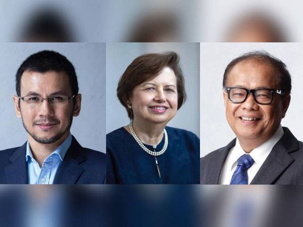 Gambar dari kiri: Ahmad Zulqarnain, Zeti, Mohammad