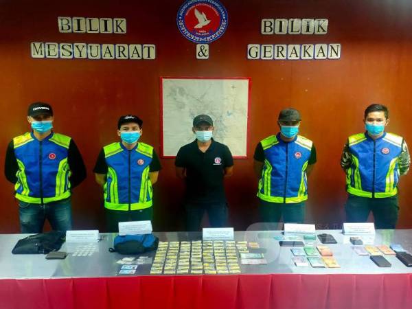 Sebahagian dadah dan barangan yang dirampas dalam Operasi Total Enforcement Siri 3, AADK di tiga daerah selama tiga hari berakhir semalam. 