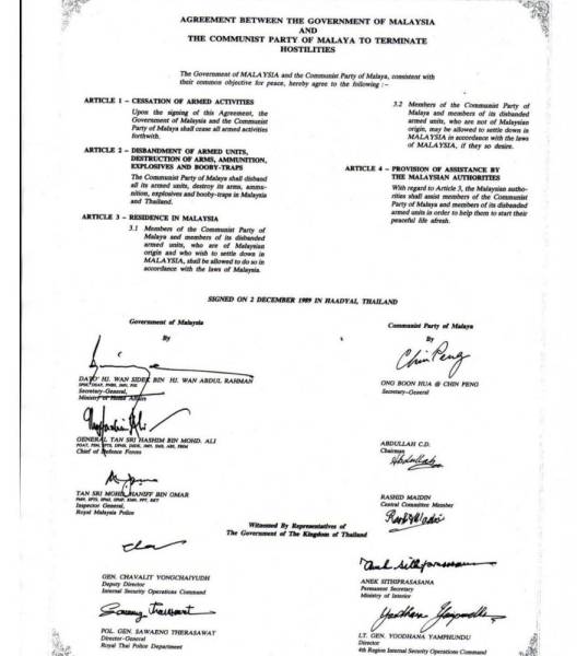 Perjanjian Damai Hatyai