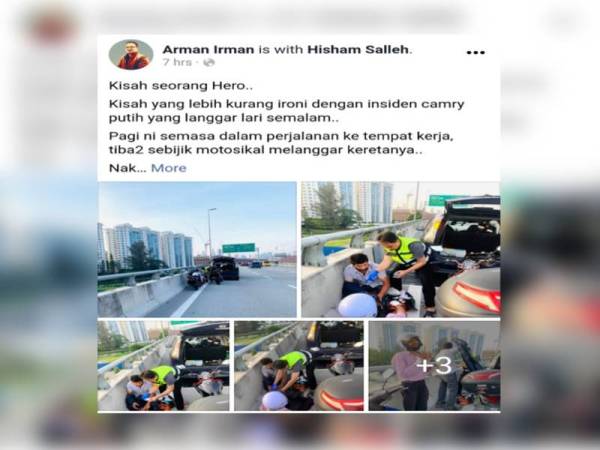 Perkongsian Arman Imran mengenai keprihatinan Hishamuddin menarik perhatian netizen