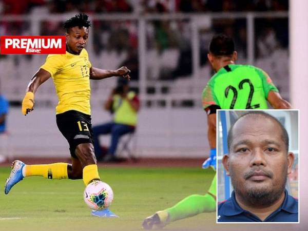 Sumareh (kiri) antara tonggak penting Harimau Malaya bagi baki saingan Kelayakan Piala Dunia 2022/Piala Asia 2023. Gambar kecil: ZULAKBAL