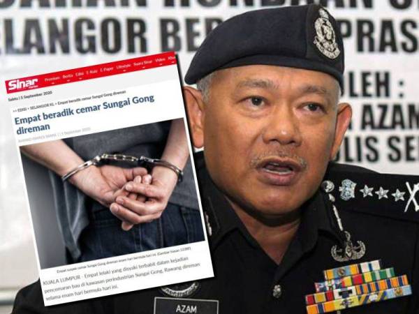 Noor Azam Jamaludin. Gambar kecil: Laporan Sinar Harian.