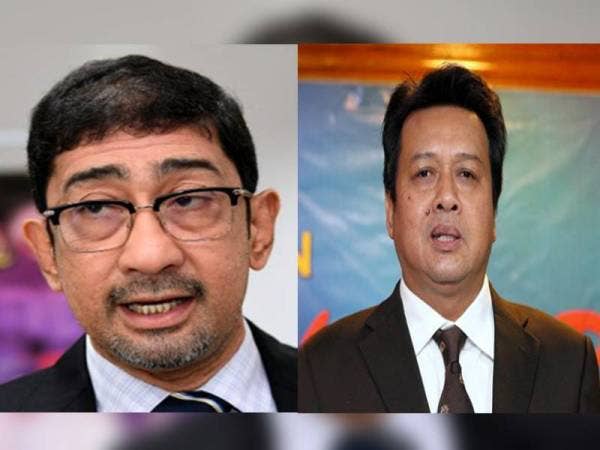 Zahidi Zainul (kiri) dan Abdul Rahim Bakri 