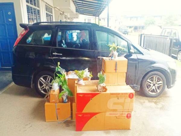 MPV yang digunakan oleh seorang peniaga wanita berusia 33 tahun dicekup anggota PGA Batalion 7 Kuantan.