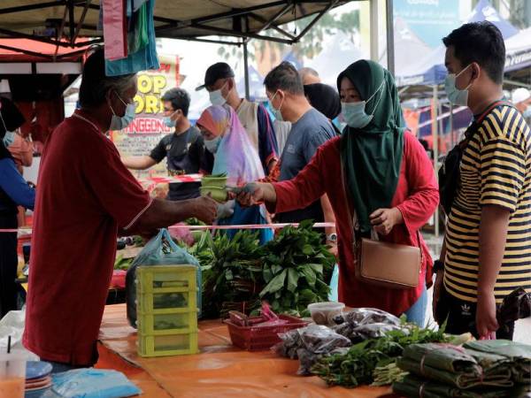 SOP di pasar  tani  dipatuhi