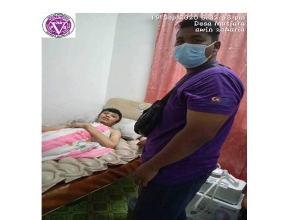 Mohammad Fakrul Azam terlantar dan semua keperluannya diuruskan keluarga selepas terlibat kemalangan langgar lari semasa bekerja sebagai penunggang grab makanan.